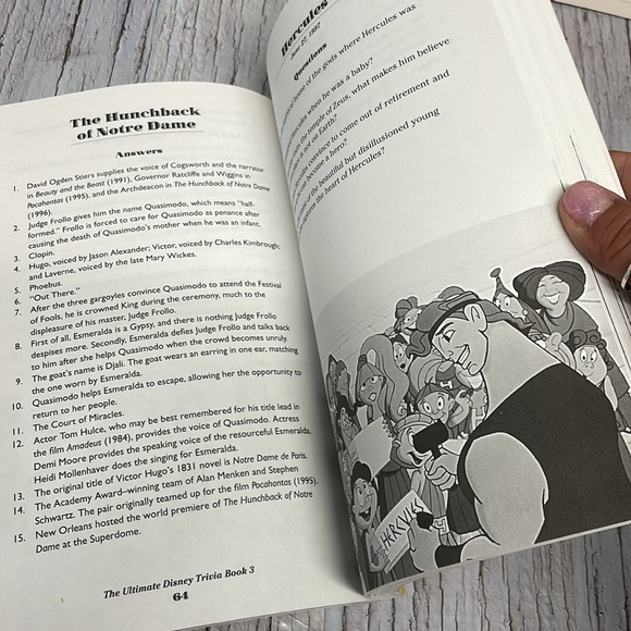 The Ultimate Disney Trivia Book Collection - Vintage  (bundle of 3) - Picture 3 of 4